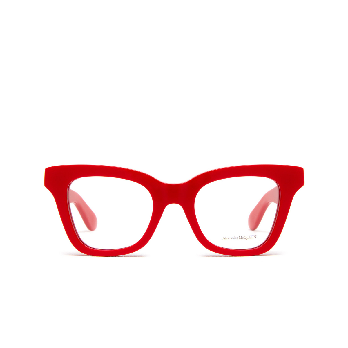 Alexander McQueen AM0394O Eyeglasses 003 Red - front view