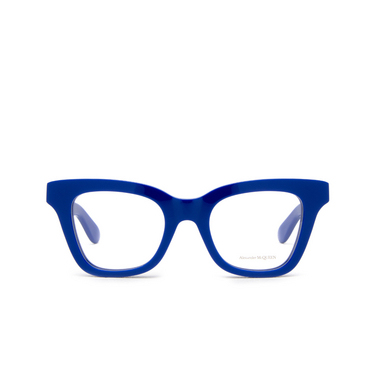 Alexander McQueen AM0394O Eyeglasses 004 blue - front view