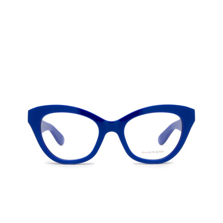 Alexander McQueen AM0395O Eyeglasses 004 blue - 1/4