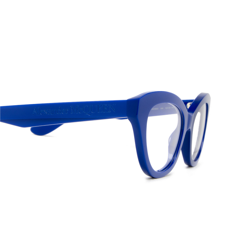 Alexander McQueen AM0395O Eyeglasses 004 blue - 3/4