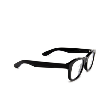 Alexander McQueen AM0396O Korrektionsbrillen 001 black - Dreiviertelansicht