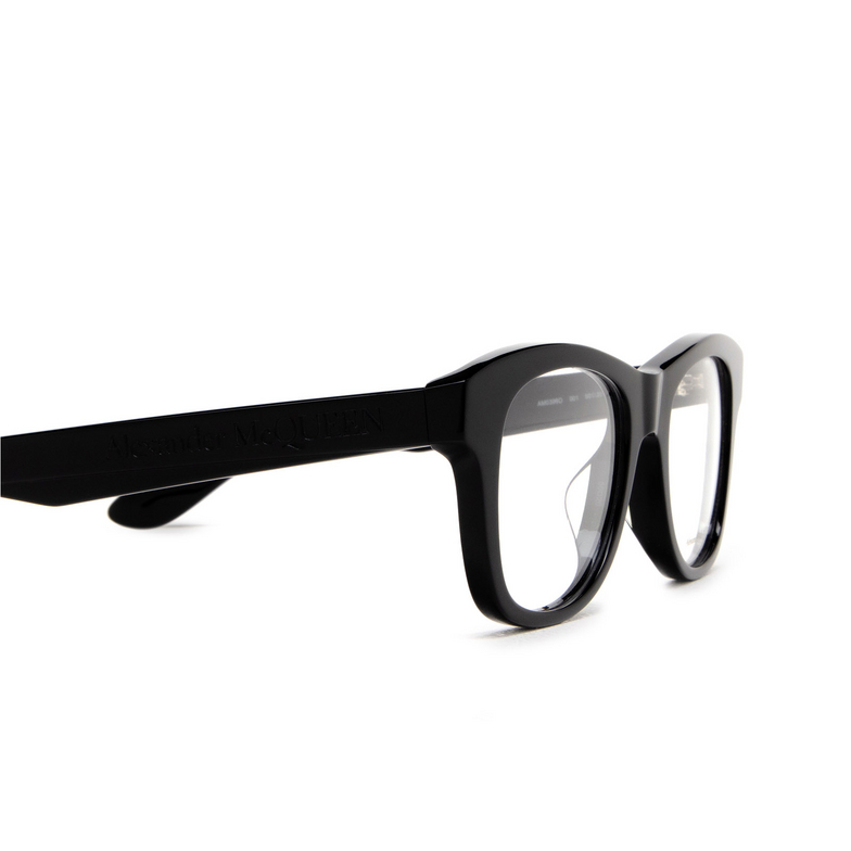 Gafas graduadas Alexander McQueen AM0396O 001 black - 3/4