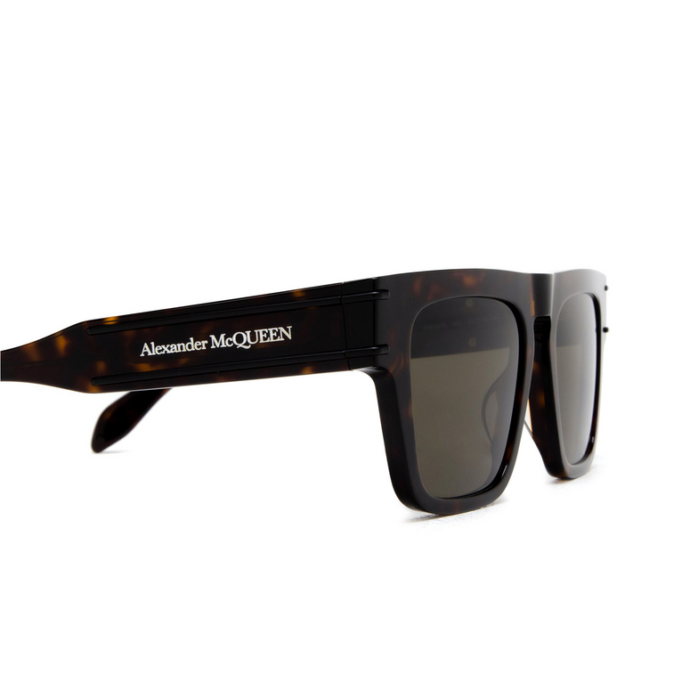 Alexander McQueen AM0397S Sunglasses 002 havana - 3/4