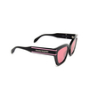 Lunettes de soleil Alexander McQueen AM0398S 003 black - Vignette du produit 2/4