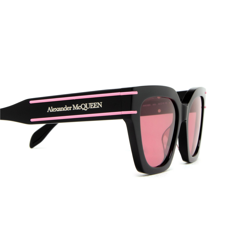 Alexander McQueen AM0398S Sunglasses 003 black - 3/4
