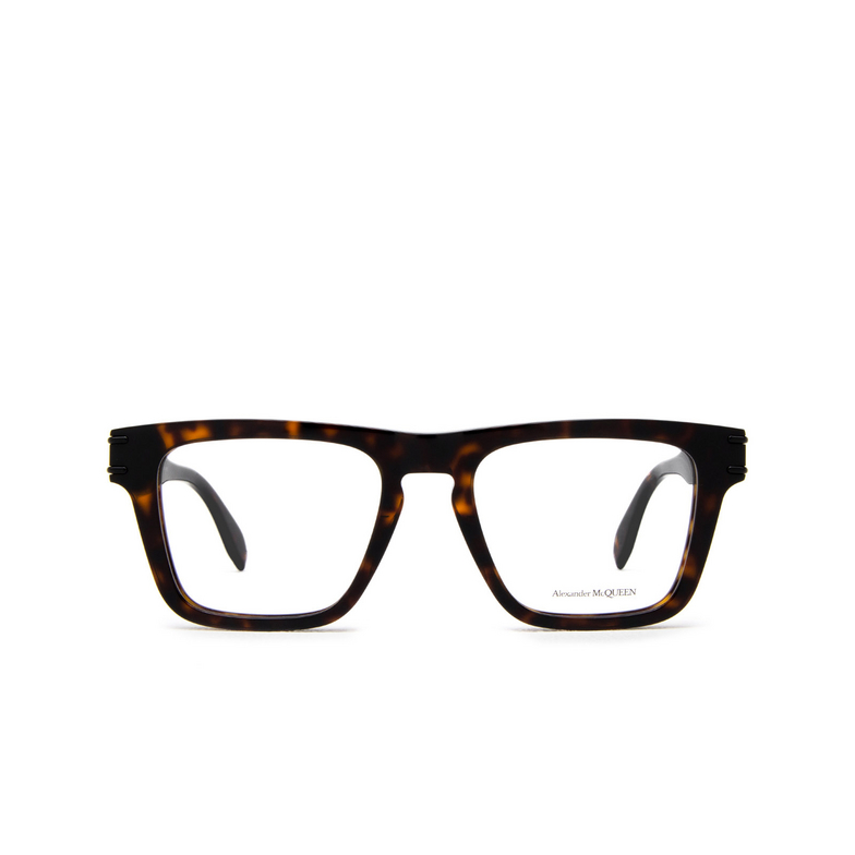 Alexander McQueen AM0400O Eyeglasses 002 havana - 1/4