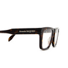 Alexander McQueen AM0400O Eyeglasses 002 havana - product thumbnail 3/4