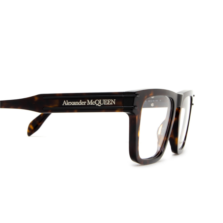 Alexander McQueen AM0400O Eyeglasses 002 havana - 3/4