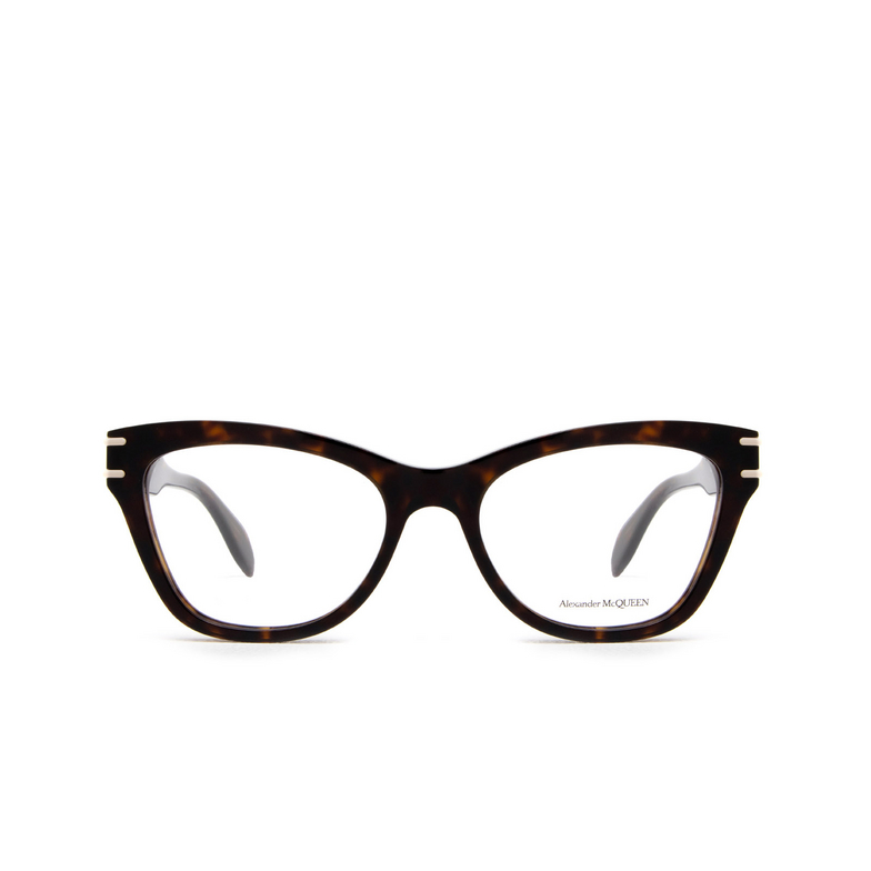 Alexander McQueen AM0401O Eyeglasses 002 havana - 1/4
