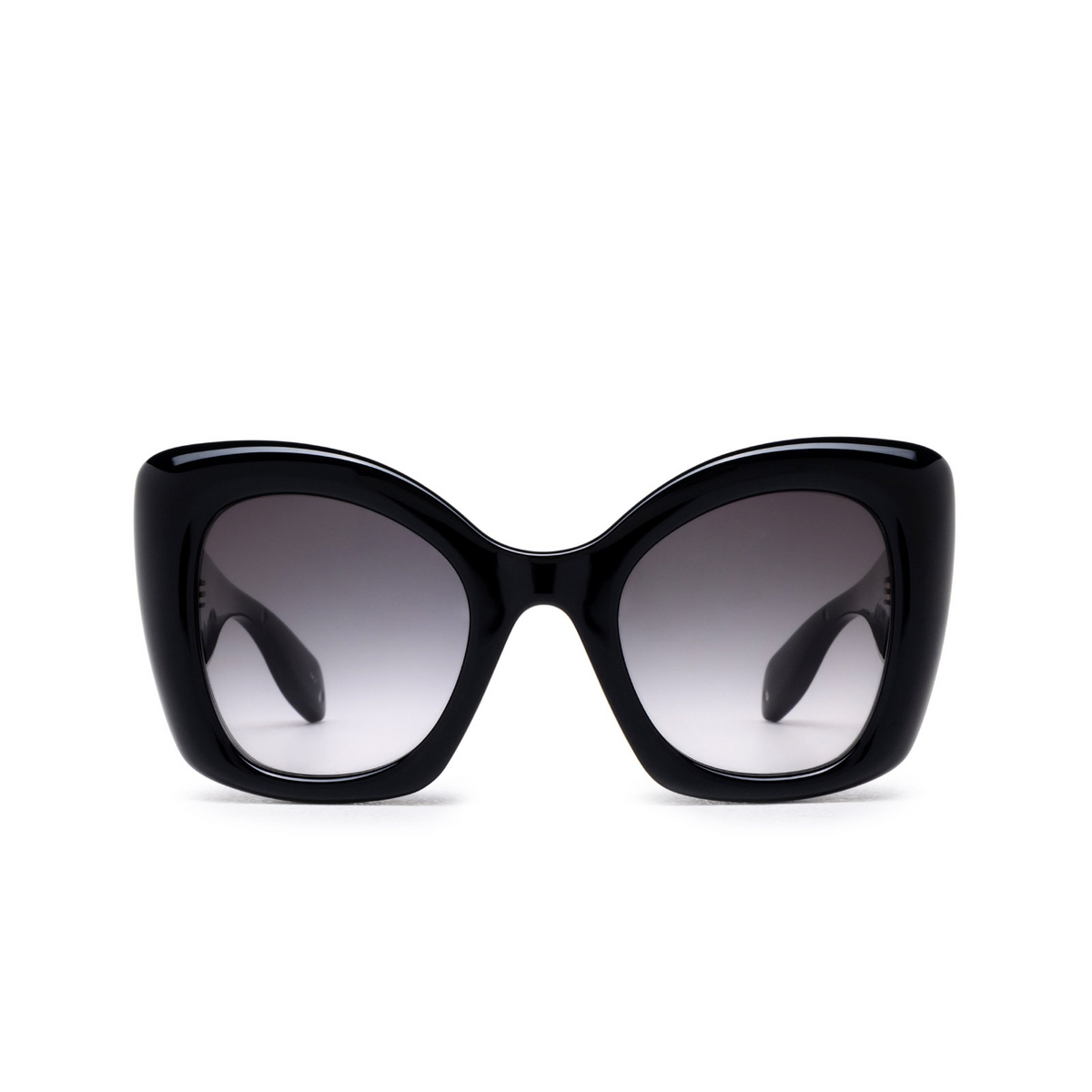 Alexander McQueen The Curve Butterfly Sunglasses 001 Black - front view