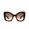 Alexander McQueen The Curve Butterfly Sunglasses 002 havana - product thumbnail 1/4