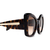 Alexander McQueen The Curve Butterfly Sunglasses 002 havana - product thumbnail 3/4