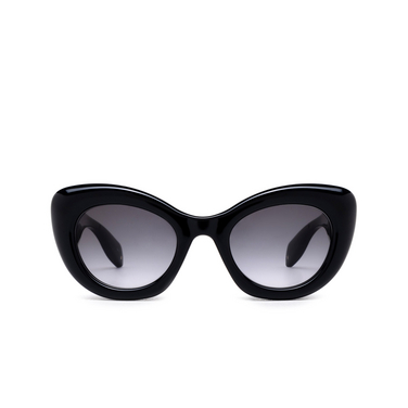 Lunettes de soleil Alexander McQueen The Curve Cat-eye 001 black - Vue de face