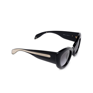 Gafas de sol Alexander McQueen The Curve Cat-eye 001 black - Vista tres cuartos