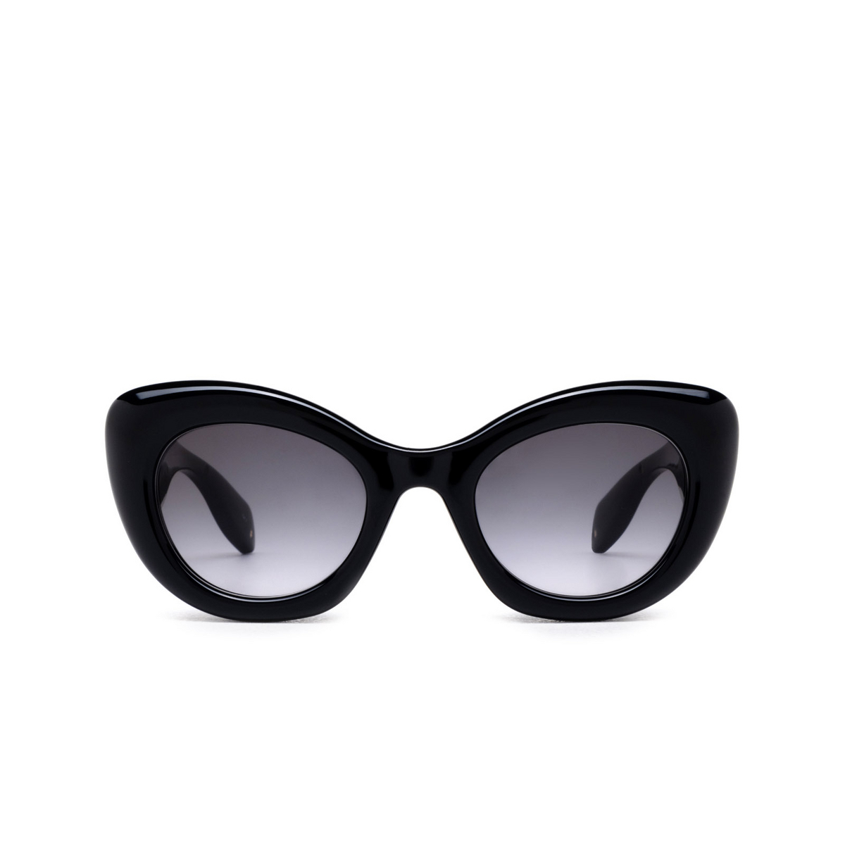 Alexander McQueen The Curve Cat-eye Sunglasses 001 Black - front view