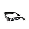 Alexander McQueen Graffiti Slashed Sunglasses 001 black - product thumbnail 4/5