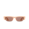 Alexander McQueen Graffiti Slashed Sunglasses 003 pink - product thumbnail 1/5