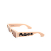 Alexander McQueen Graffiti Slashed Sunglasses 003 pink - product thumbnail 4/5