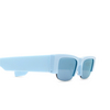 Alexander McQueen Graffiti Slashed Sunglasses 004 light blue - product thumbnail 3/5