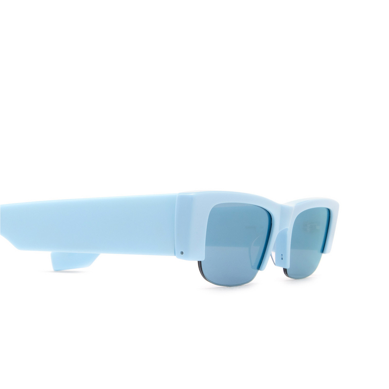 Alexander McQueen Graffiti Slashed Sunglasses 004 light blue - 3/5