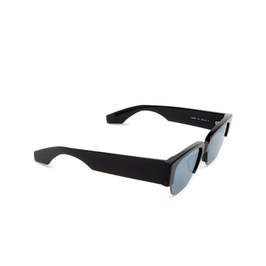 Alexander McQueen AM0405S Sunglasses 002 black - three-quarters view