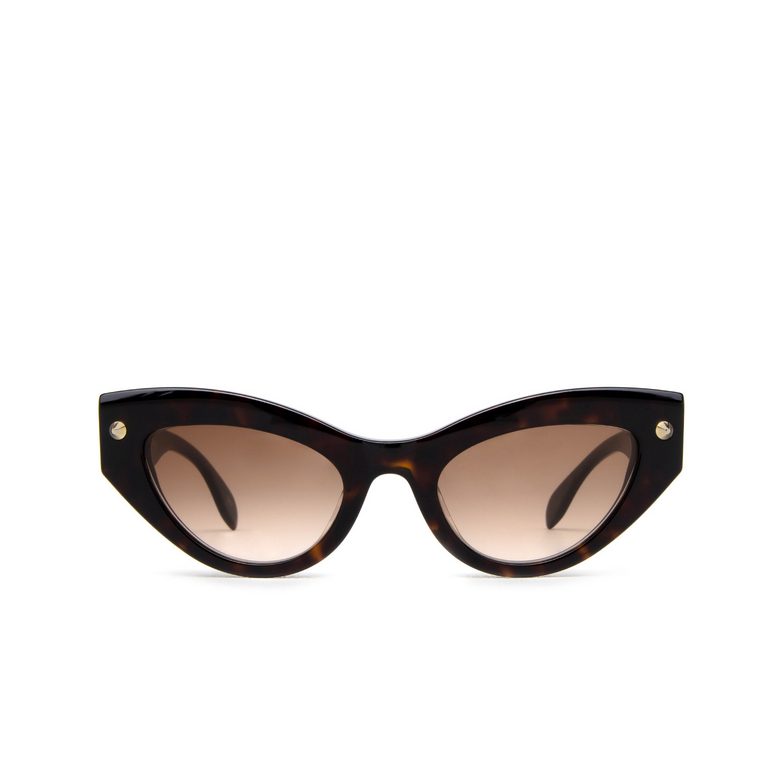 Alexander McQueen AM0407S Sunglasses 002 havana - 1/4