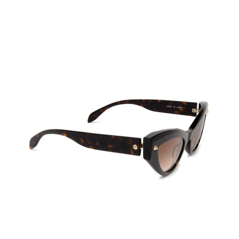 Alexander McQueen AM0407S Sunglasses 002 havana - 2/4