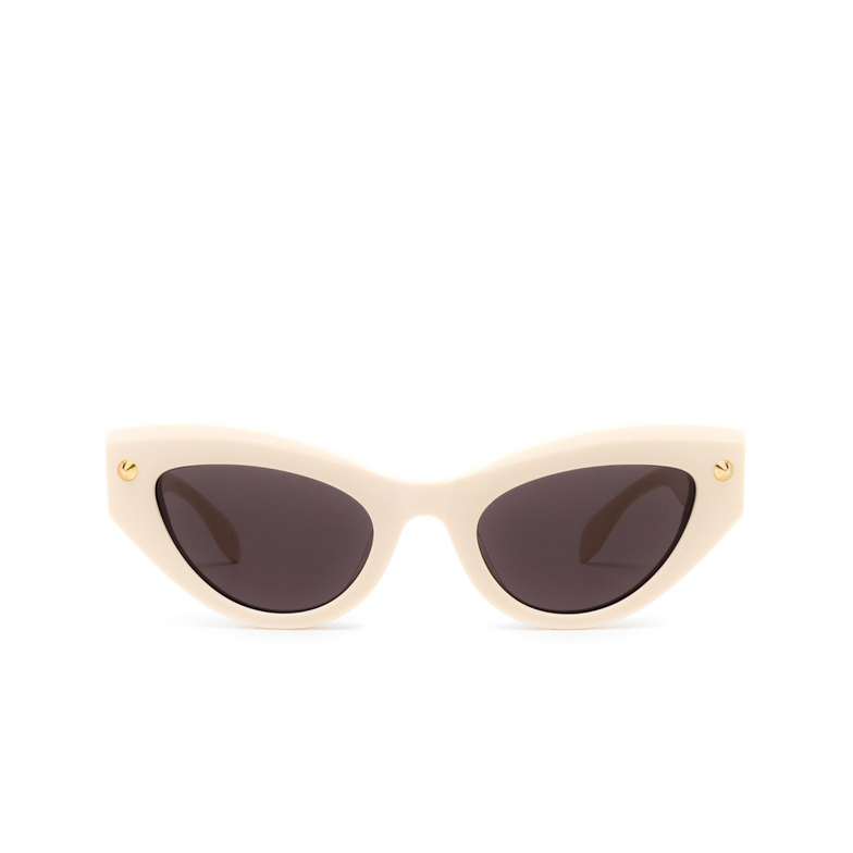 Alexander McQueen AM0407S Sunglasses 003 ivory - 1/4