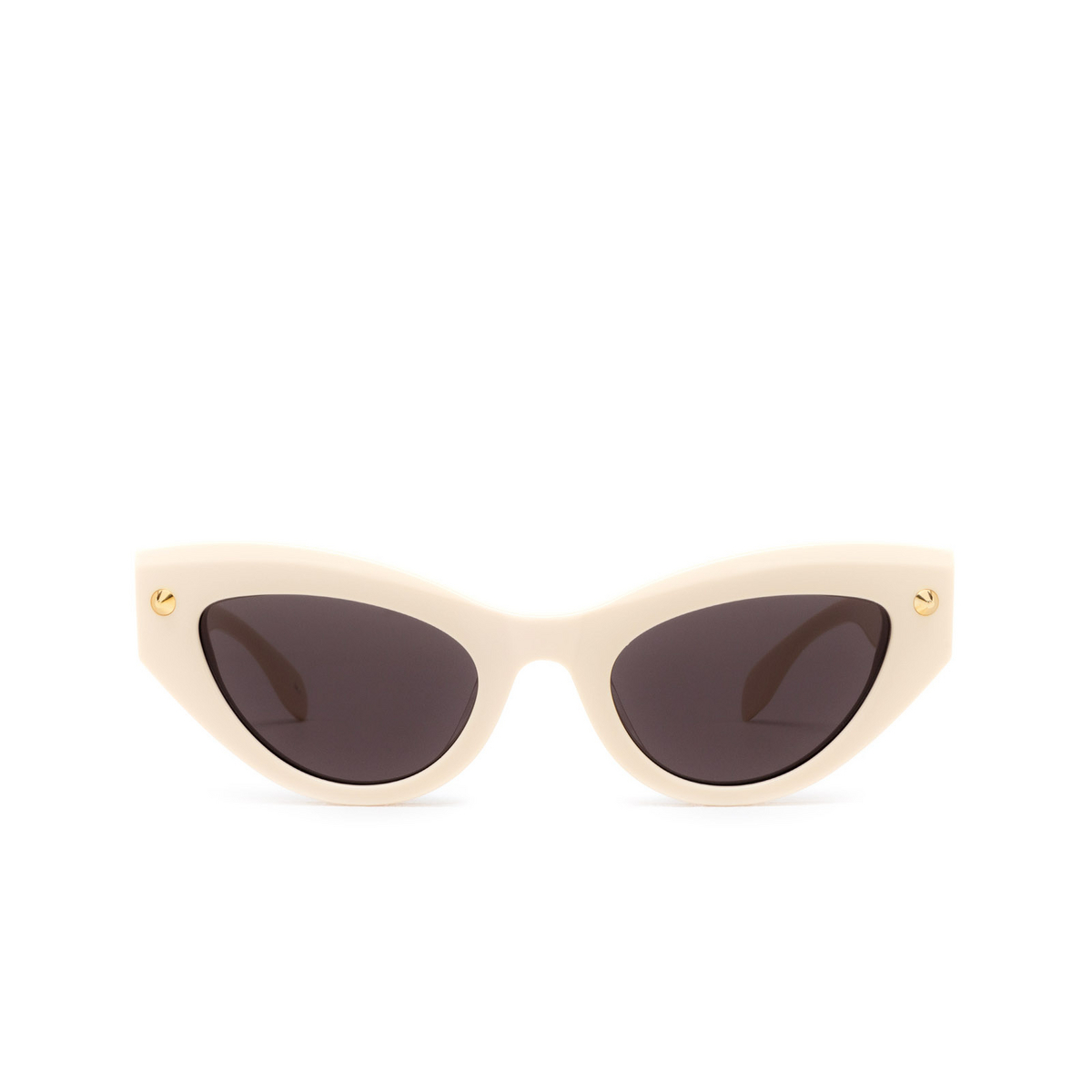 Alexander McQueen AM0407S Sunglasses 003 Ivory - front view
