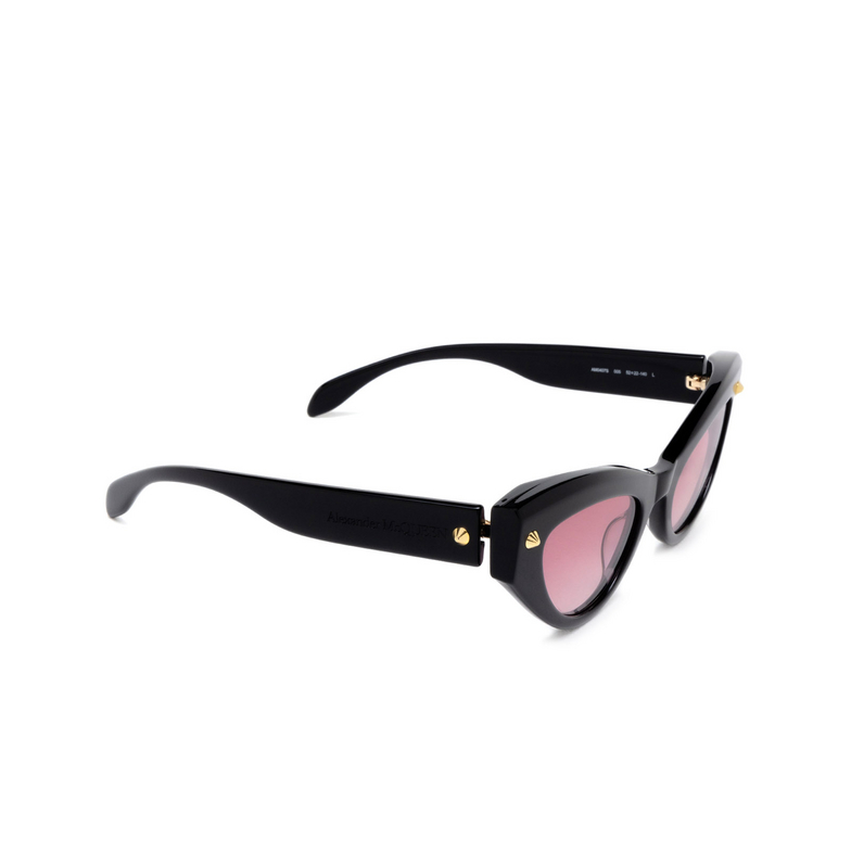 Alexander McQueen AM0407S Sunglasses 005 black - 2/5