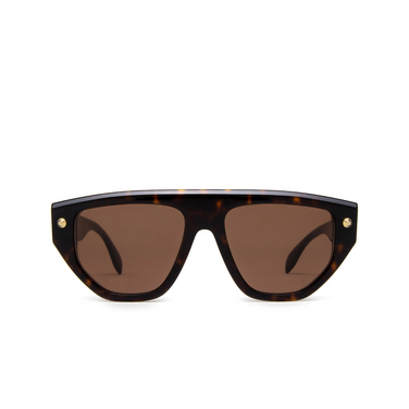 Alexander McQueen AM0408S Sunglasses 002 havana - front view