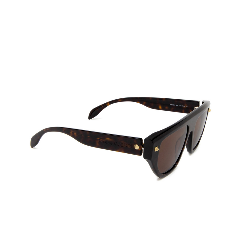 Alexander McQueen AM0408S Sunglasses 002 havana - 2/4