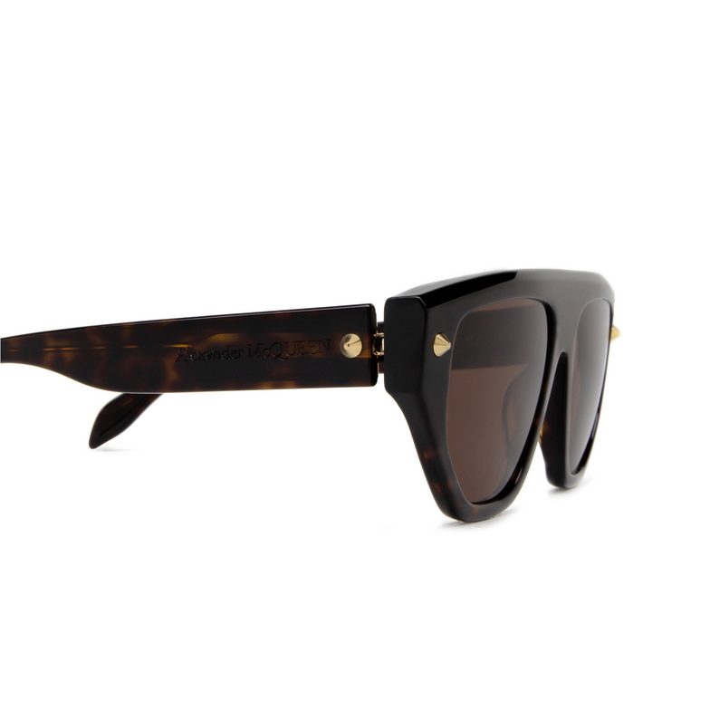 Alexander McQueen AM0408S Sunglasses 002 havana - 3/4