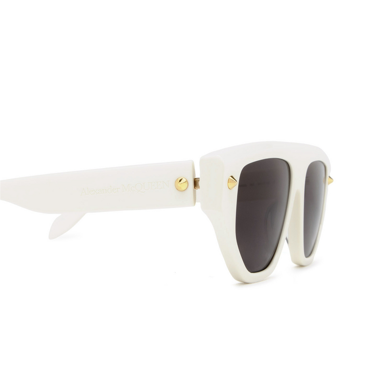 Alexander McQueen AM0408S Sunglasses 003 white - 3/4