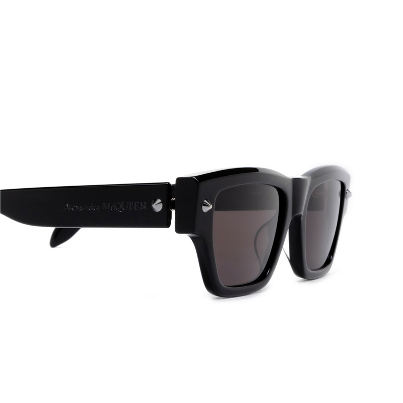 Alexander McQueen AM0409S Sunglasses 001 black - 3/4