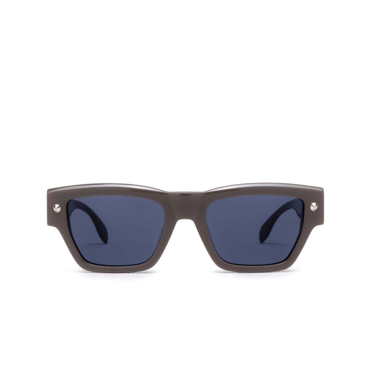 Alexander McQueen AM0409S Sunglasses 003 Brown - front view