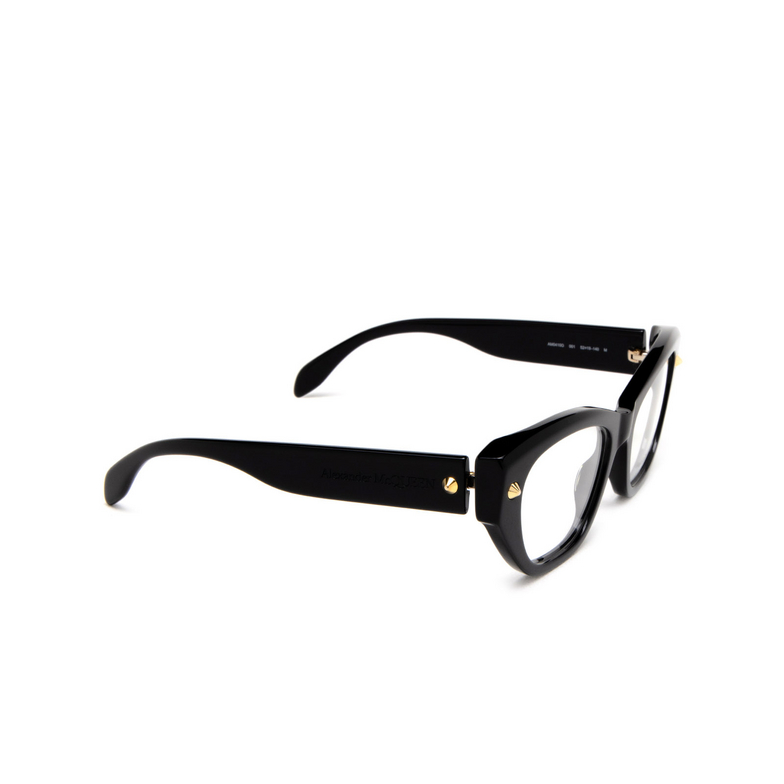Alexander McQueen AM0410O Eyeglasses 001 black - 2/4