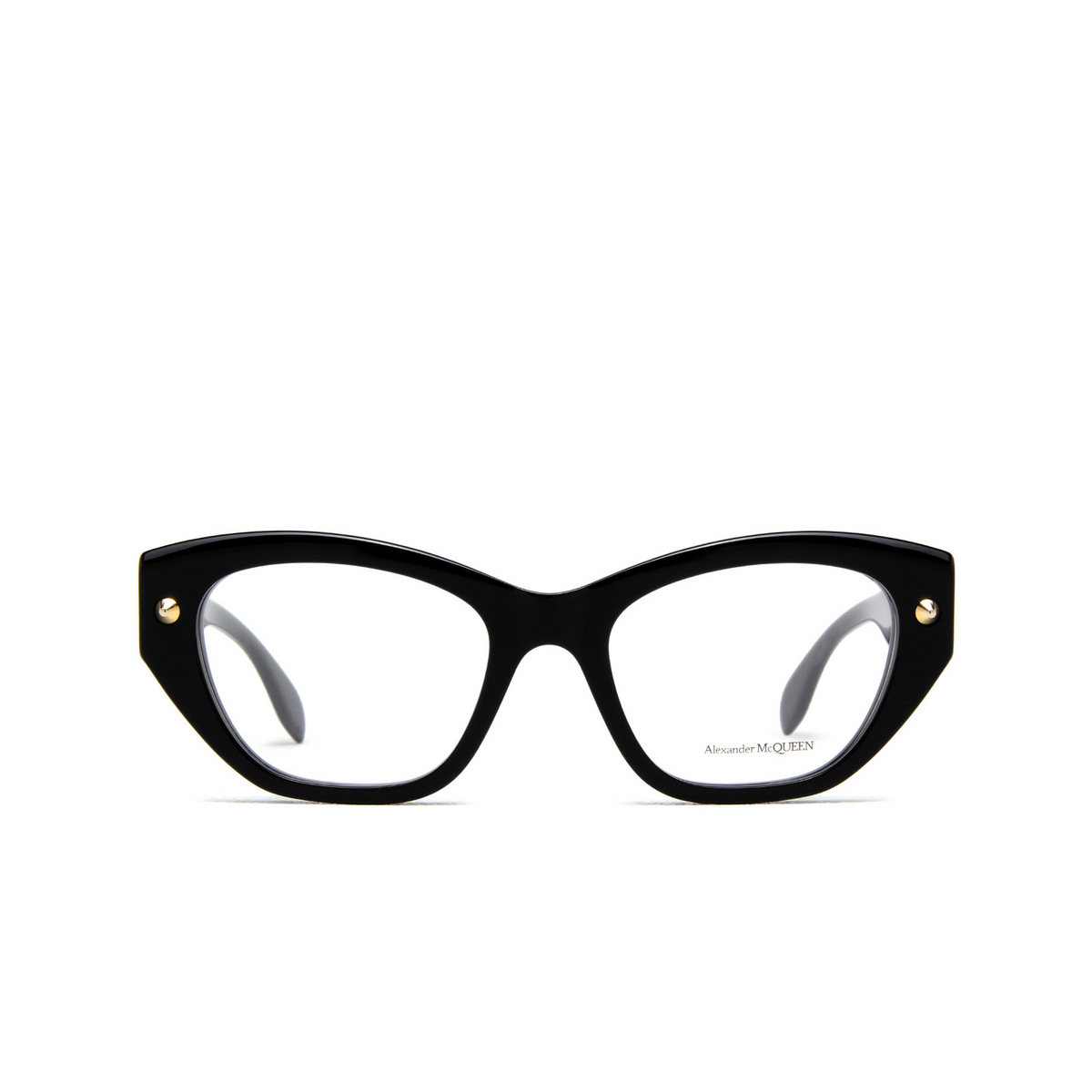 Alexander McQueen AM0410O Eyeglasses 001 Black - front view