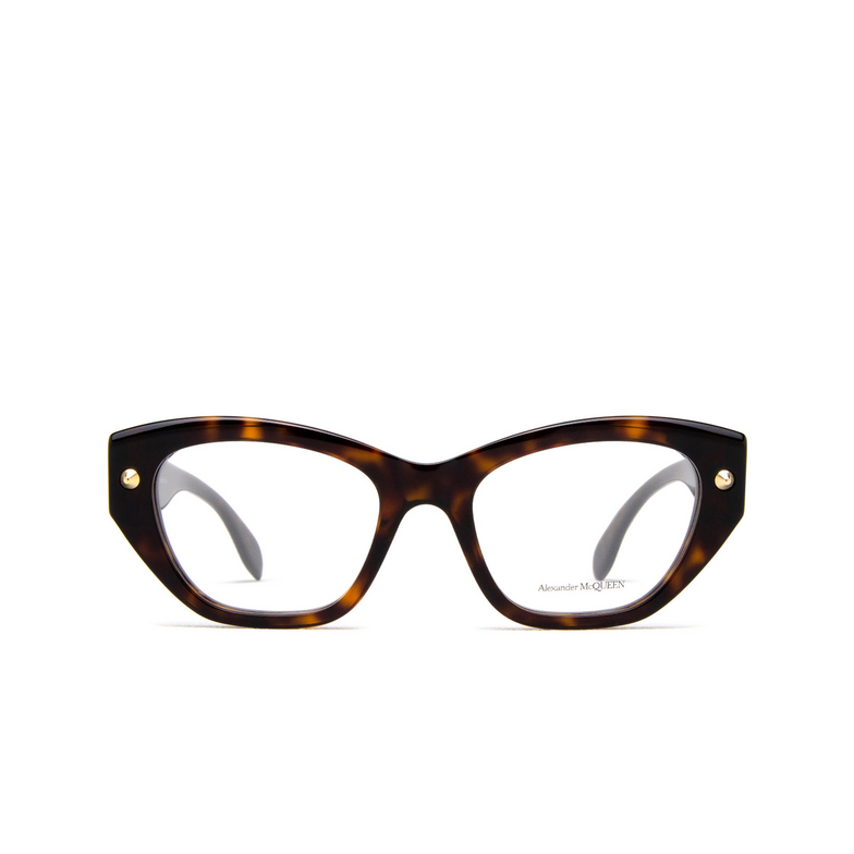 Alexander McQueen AM0410O Eyeglasses 002 havana - 1/4