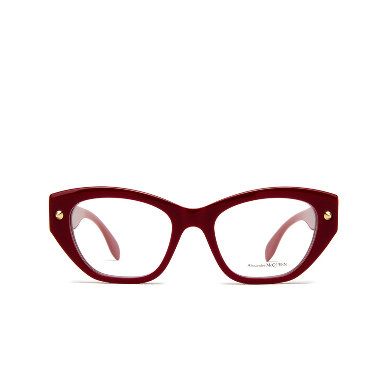 Alexander McQueen AM0410O Eyeglasses 003 burgundy - 1/4