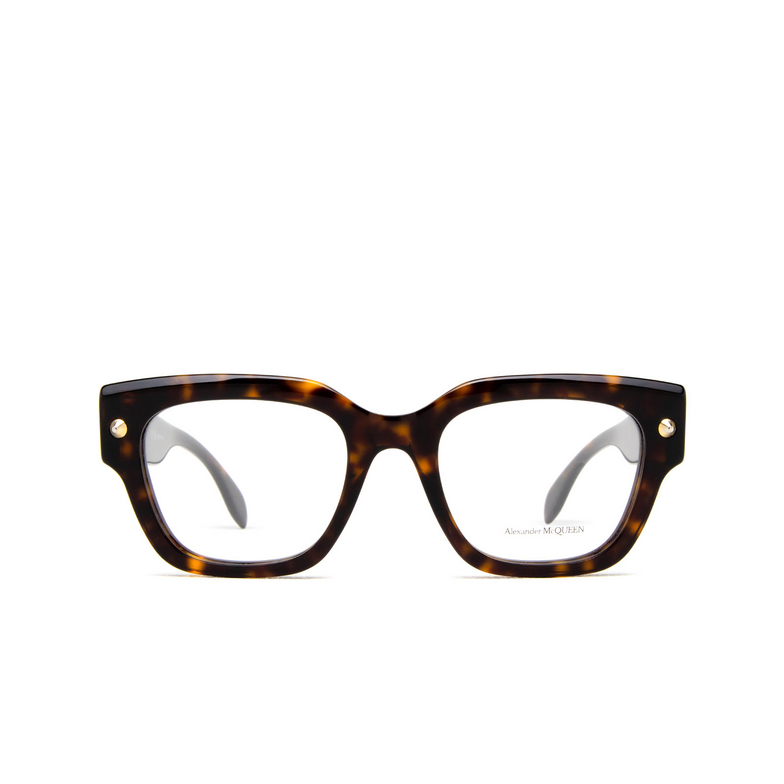 Alexander McQueen AM0411O Eyeglasses 002 havana - 1/4