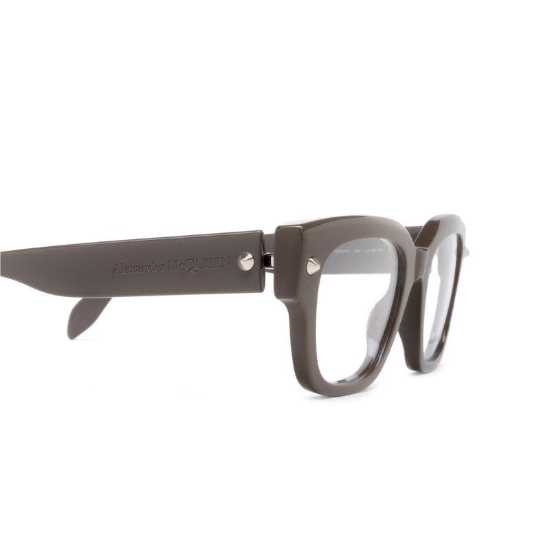 Alexander McQueen AM0411O Eyeglasses 003 brown - 3/4