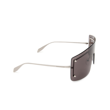 Alexander McQueen AM0412S Sunglasses 001 silver - three-quarters view