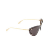 Alexander McQueen AM0413S Sunglasses 001 gold - product thumbnail 2/4