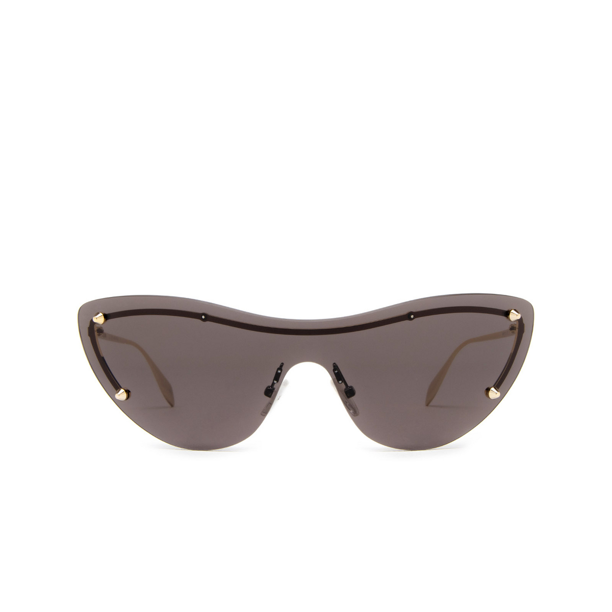 Alexander McQueen AM0413S Sunglasses 001 Gold - front view