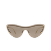 Gafas de sol Alexander McQueen AM0413S 002 gold - Miniatura del producto 1/4