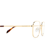 Alexander McQueen AM0415O Korrektionsbrillen 002 gold - Produkt-Miniaturansicht 3/4