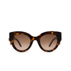 Alexander McQueen AM0417S Sunglasses 002 havana - product thumbnail 1/4