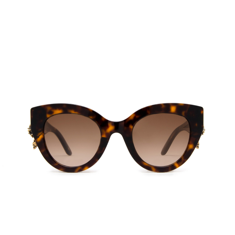 Alexander McQueen AM0417S Sunglasses 002 havana - 1/4