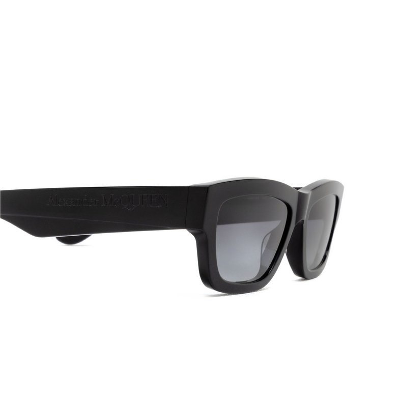 Alexander McQueen AM0419S Sunglasses 001 black - 3/4